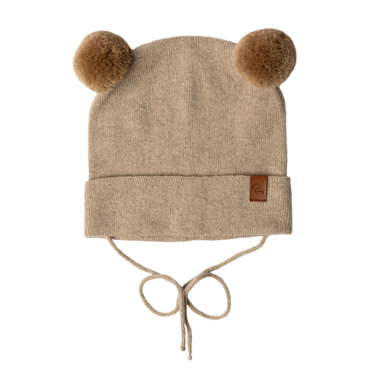 merino cashmere mutsje beige